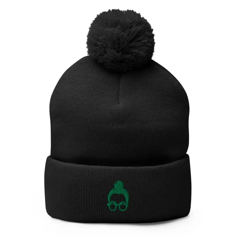 Green Real Melinda Pom Pom Hat